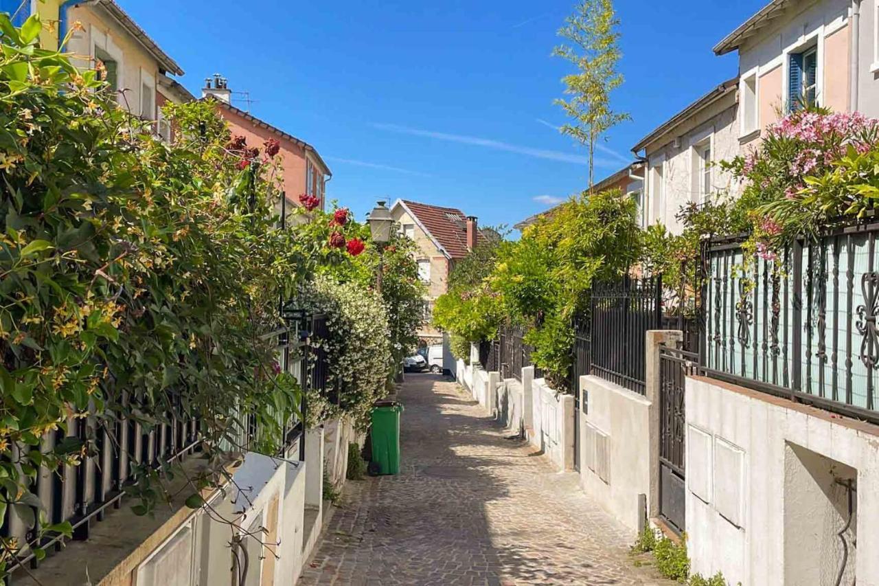 פריז Charming Townhouse With Garden In The City Of Love מראה חיצוני תמונה