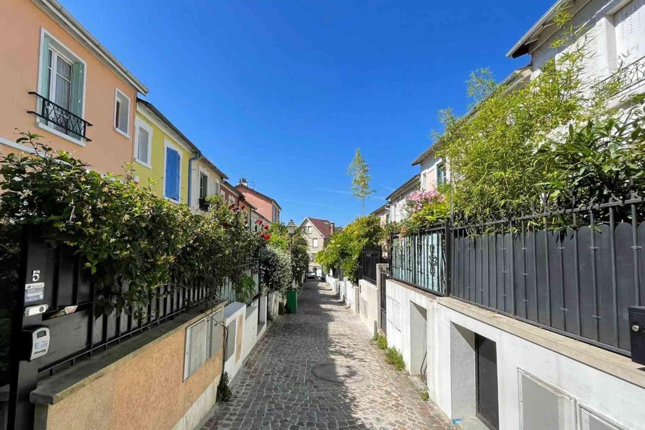 פריז Charming Townhouse With Garden In The City Of Love מראה חיצוני תמונה